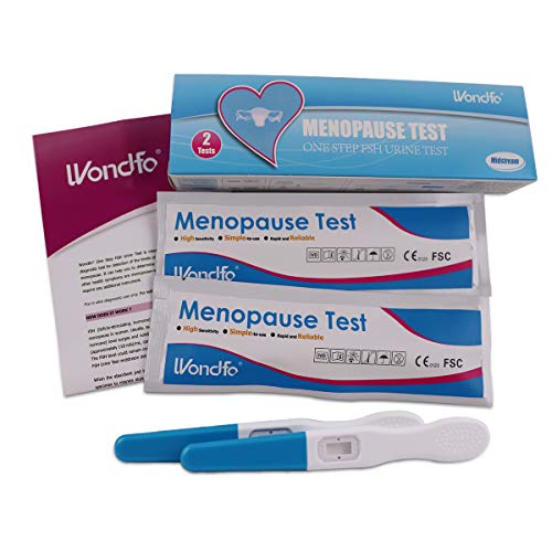 WONDFO 2 x One Step FSH Menopausia prueba de orina hembra fertilidad Midstream pruebas Cover