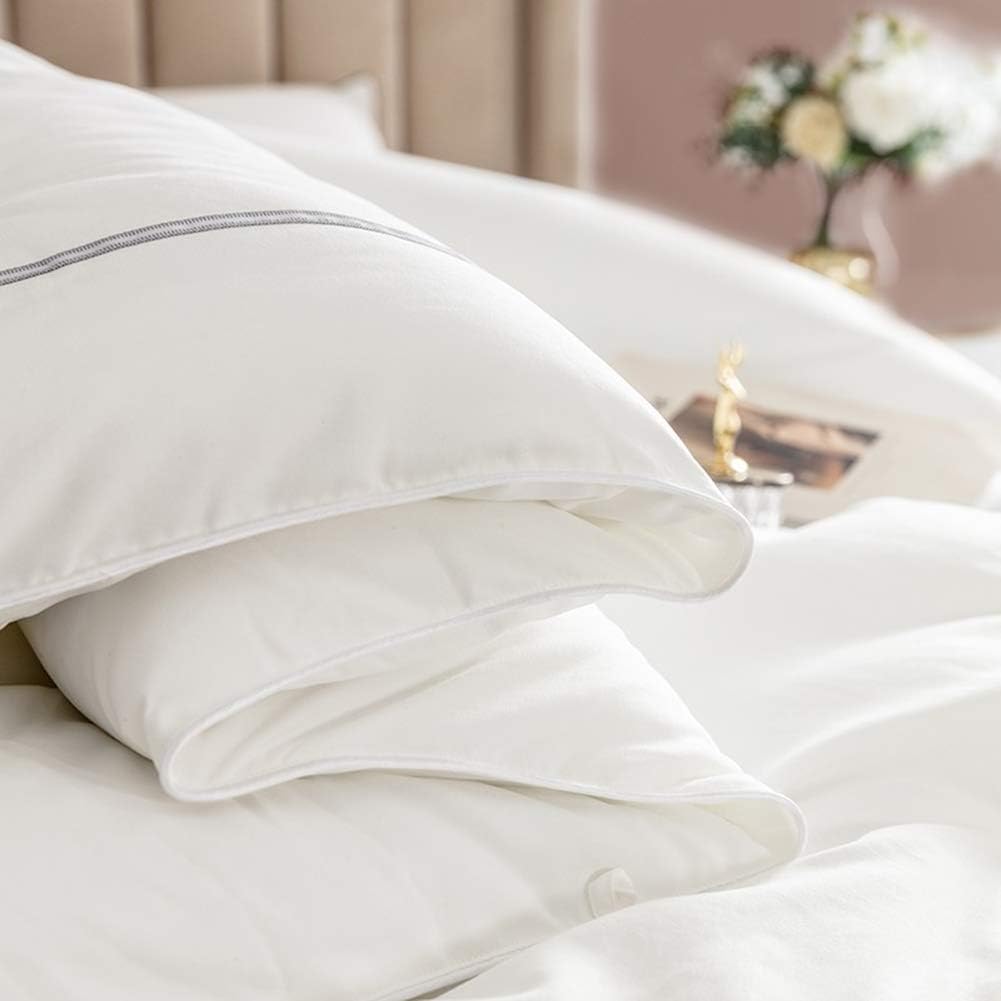 Bedding Winter Duvet Warm Breathable 10.5 TOG Double Duvet Insert Feels Like Down Quilt Anti Allergy and Comforter with Corner Tabs