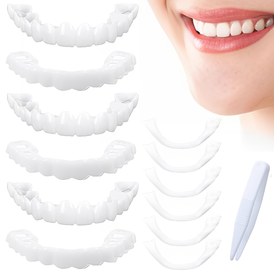 Set Completo Denti Falsi In Resina A2 Per Protesi Dentarie, 28 Pezzi (superiore E Inferiore)