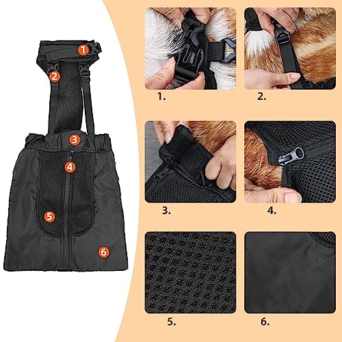 Arnés para perros con discapacidad que ayuda a sostener sus patas traseras en talla L 3