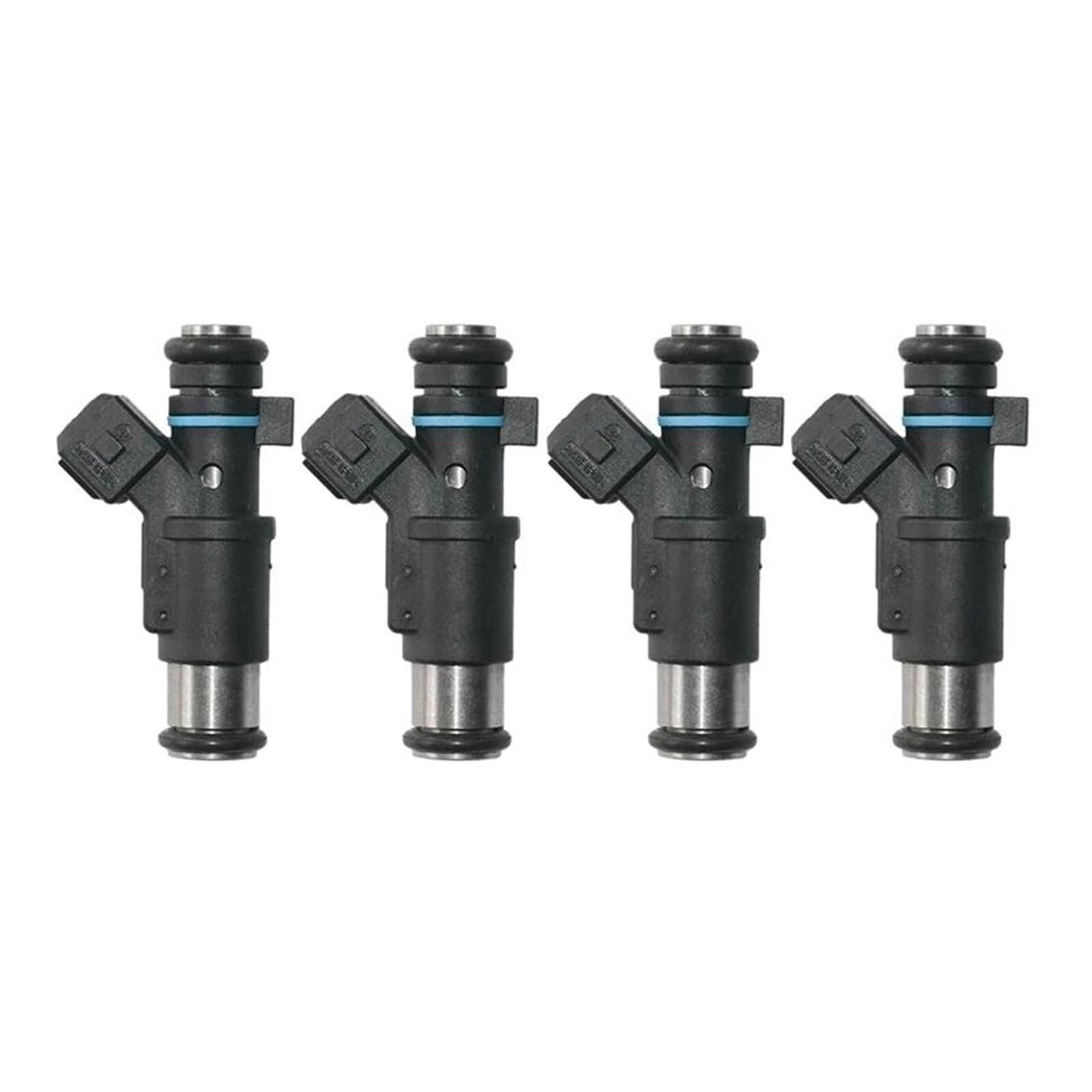 Nvcphgedek One Color Petrol Fuel Injector For Peugeot For 106 206 306 For Partner 0280156357 1984E0 01F002a 348001 4Pcs Car Fuel Injector