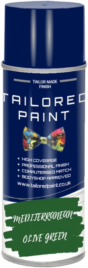 Dead Plant Reviver Aerosol Paint Green Foliage - Gives Dead Shrubs, Hedges, Boxes a Second Life (1, Mediterranean Olive Green)