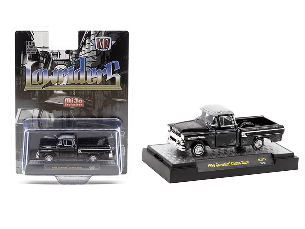 Amazon.com: 1958 Chevy Cameo Pickup Truck Black Metallic