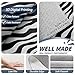 Generic Zebra Print Area Rug - 2' x 3' (Rectangular), Multi Color, Modern Style, Machine Made, Low Pile, Washable, Non Slip, Fade & Stain Resistant, Indoor Use