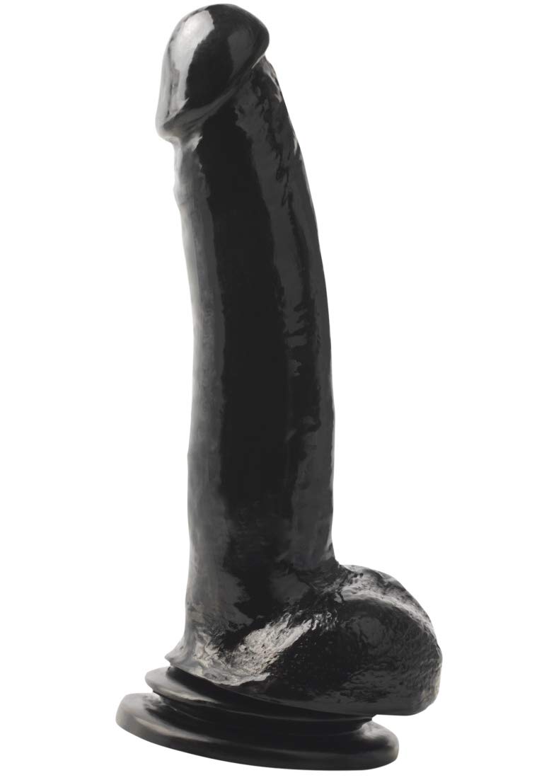Pipedream Basix 9-Inch Suction Cup Dong, Black