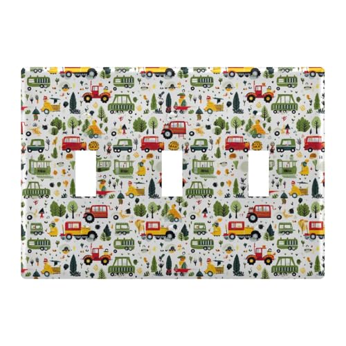 Light Switch Cover Carton Car Wall Plates for Electrical Outlets 3 Gang 202a8884