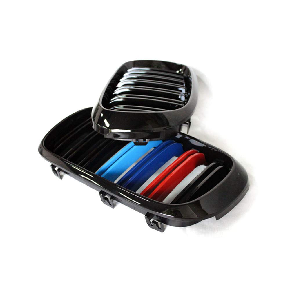 Malla De Parachoqu Delantero Para BMW F15 X5 De Doble Línea Con LED 2014 2015 2016 2017 2018 Parrillas De Carreras Accorios De Coche - AliExprs
