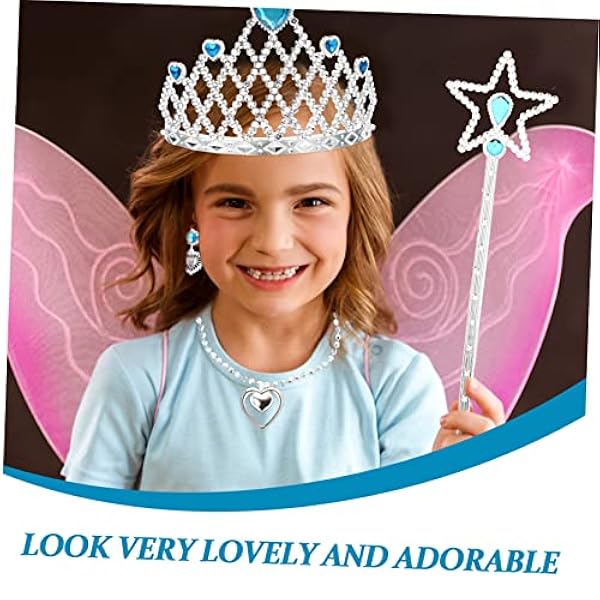 Toyvian 3 Sets Kind Prinses Trendy Hakken Prinses Speelgoed Kleine Meisjes Hoge Hakken Prinses Tiana Meisjes Heks Kostuum Dokter Kostuum Kids Prinses Aankleden Set Prinses Aankleden