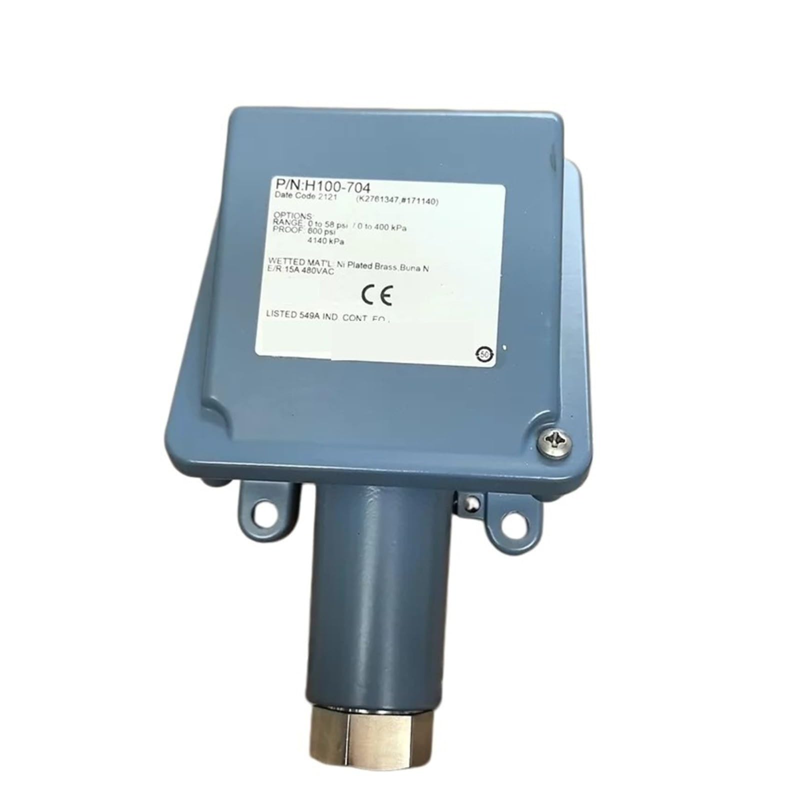 Sensor de interruptor de presión Transmisor de presión H100-704