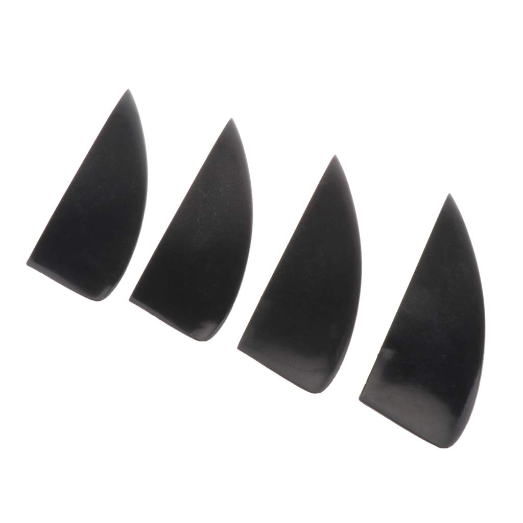 4 Stück 3,8 cm Flosse für Kiteboard, Kitesurfen, Kiteboarding, Drachenbrett, Fliegen, Surf-Ausrüstung