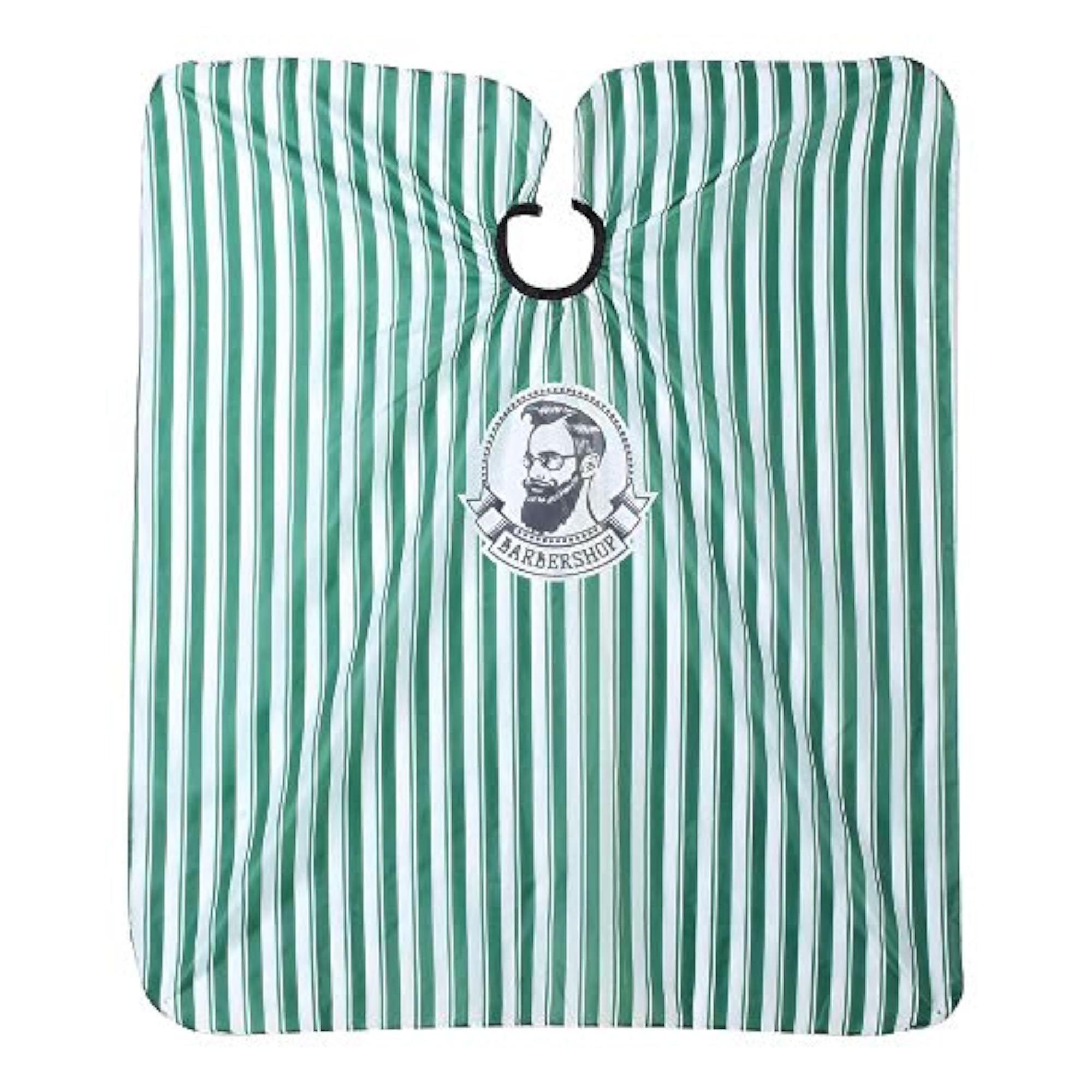 Black and White Stripe Waterproof Hair Styling Cape