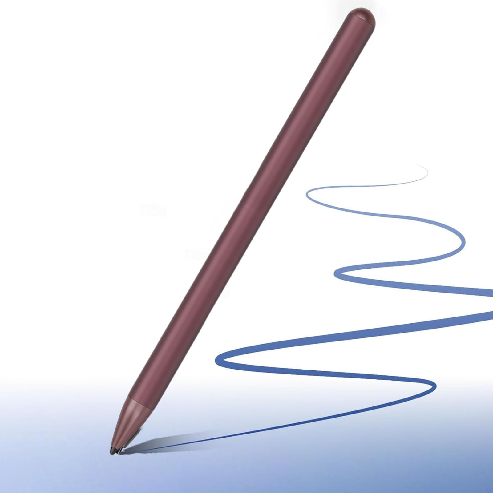 Generic Lápiz Inclinable MPP 2.0 Recargable, Pantalla Táctil para Computadora Portátil con Lápiz Activo Inclinable, Sensibilidad a la Presión 4096, Función de Fijación Magnética, para Computadora