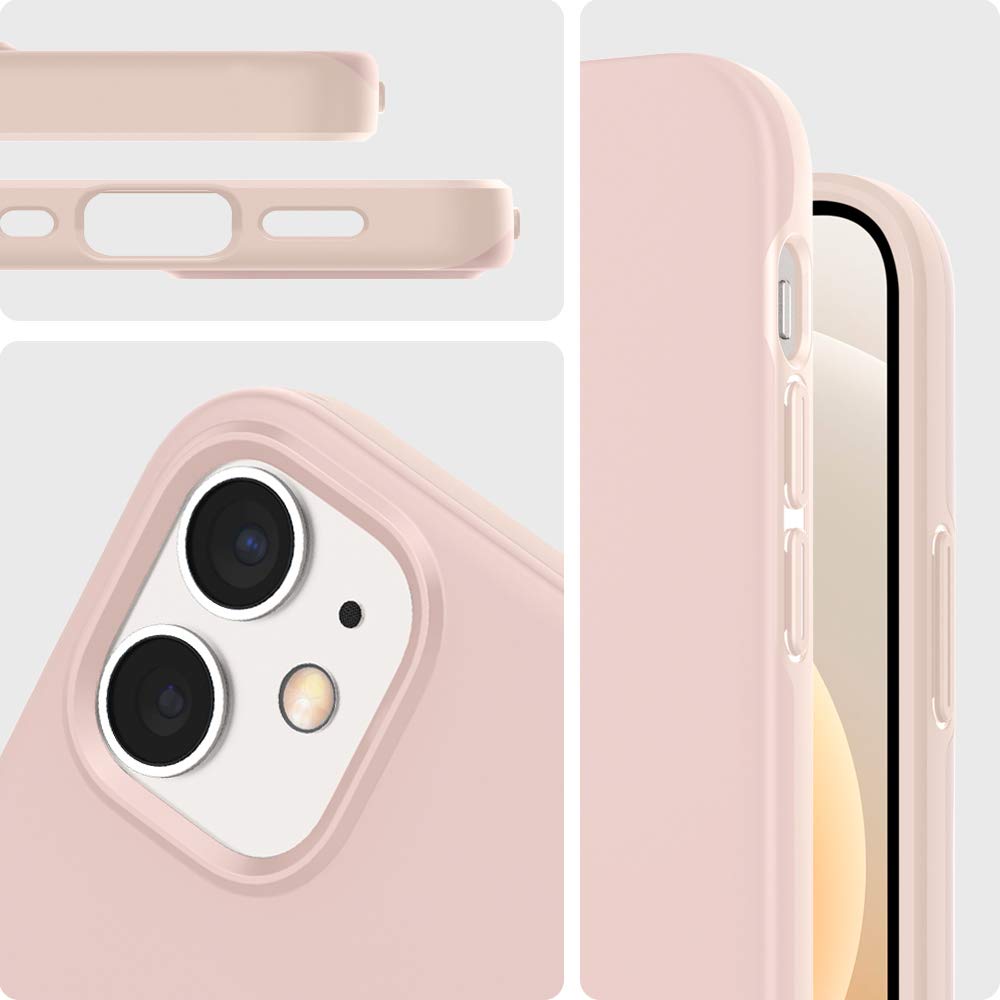 Spigen Apple iPhone 12 Mini Kılıf Thin Fit Pro Pink Sands