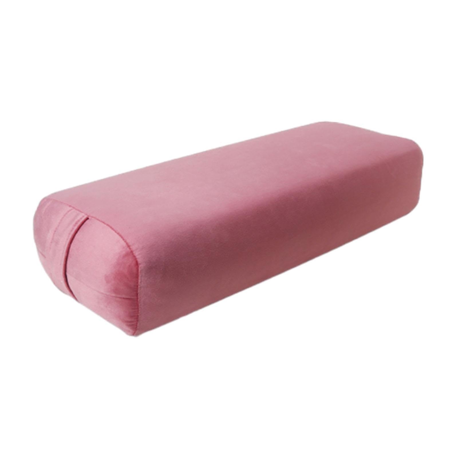 Almohada de Yoga con núcleo de Esponja y Funda extraíble. Soporte cómodo para la práctica Yoga restaurativo. Cojín meditación Esponja. Accesorios para un Cuerpo Firme.
