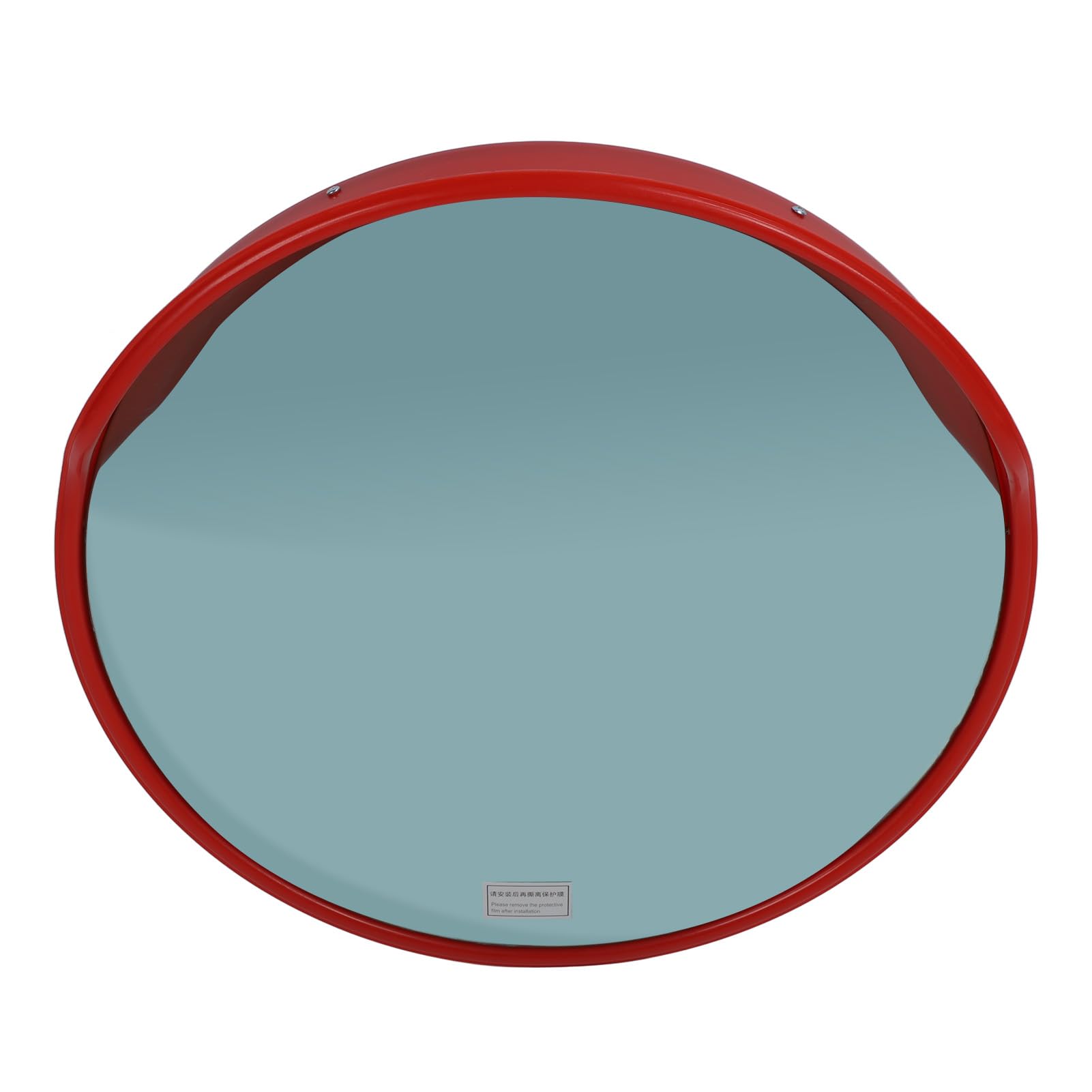 Specchio di sicurezza per PC regolabile grandangolare convesso da 24 pollici, infrangibile, per parcheggio e vialetto (Tipo per esterni (diametro del tubo della colonna: 60-72 mm)