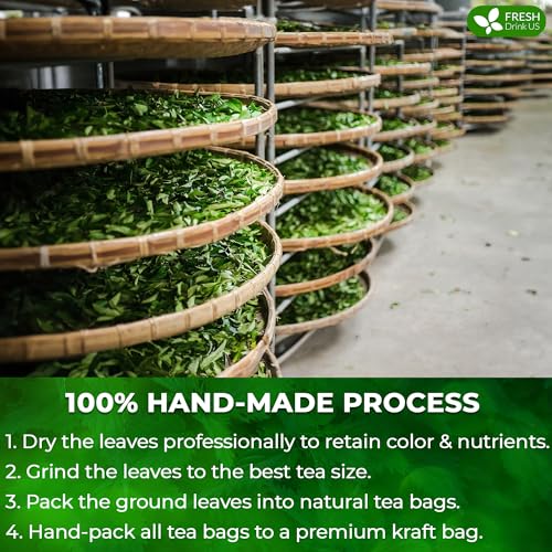 Image of FreshDrinkUS, Premium Perilla Leaf Tea - 30 Tea Bags | 100% Pure Perilla Leaves | Caffeine-Free, Non-GMO, Natural Packaging | Herbal Tea Bags for Daily Enjoyment. Gluten-Free. Sugar-Free. Vegan