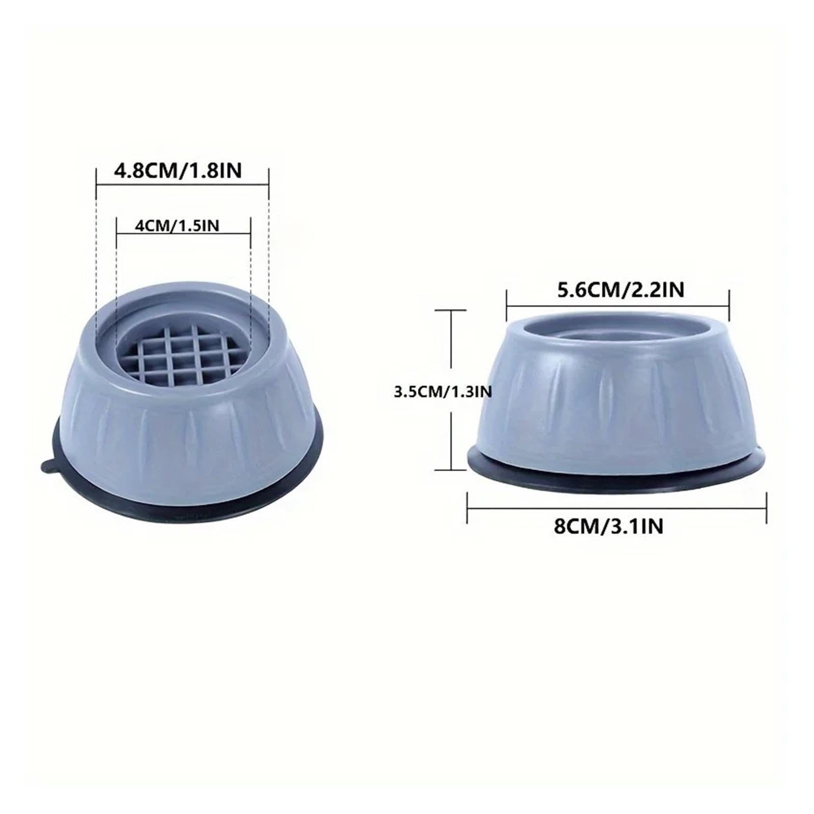 Piedini Antivibranti For Lavatrice. Supporto Ammortizzatore(4PCS)