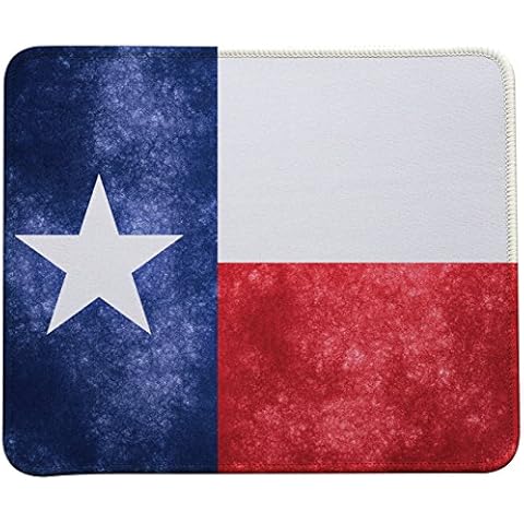 VIVIPOW Texas Flag Mouse Pad,Retro Texas Flag Mouse Pad Cover