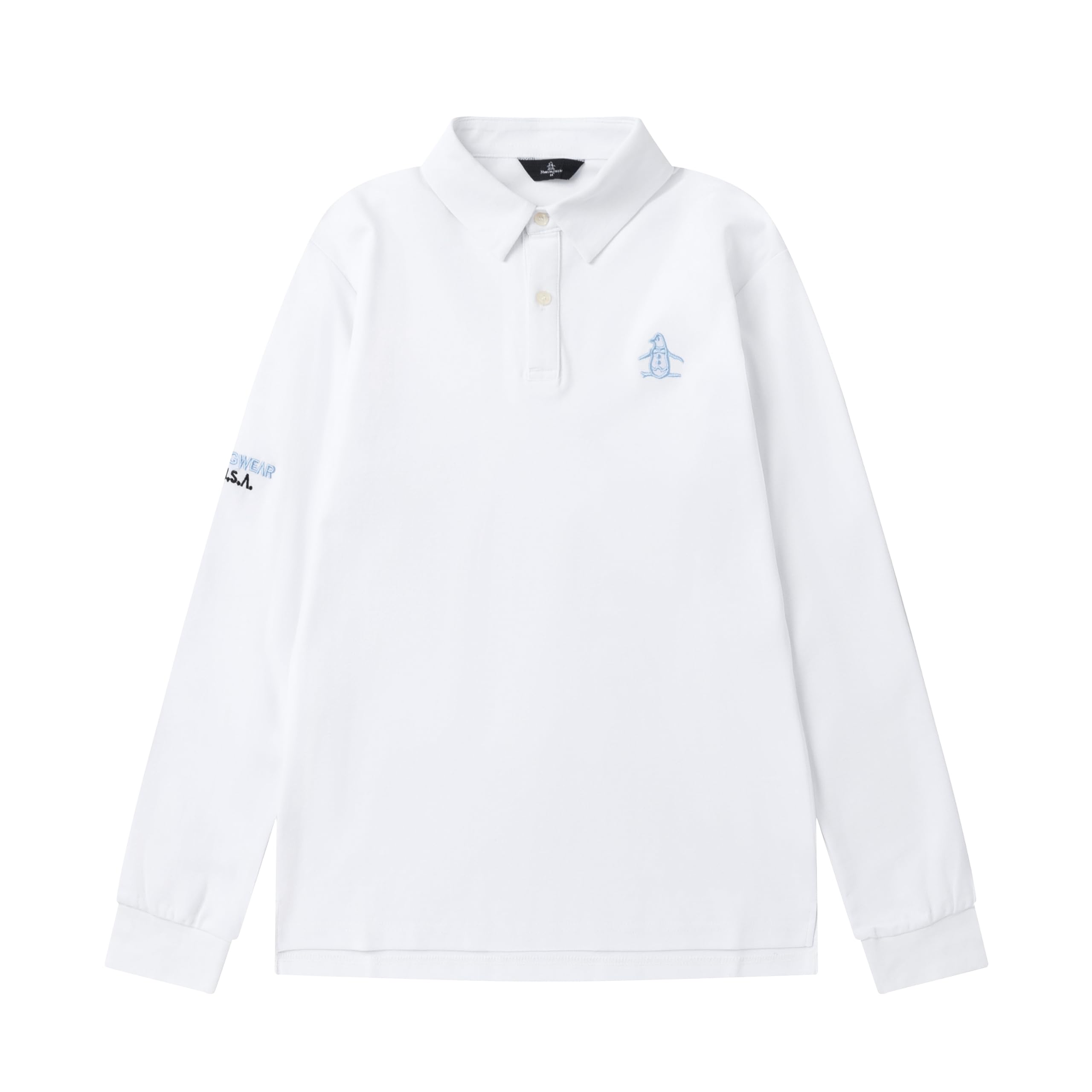 ホンマ　本間ゴルフ　BERES 吸汗速乾 長袖ポロシャツ ホワイト　メンズ ホンマ 本間ゴルフ BERES 吸汗速乾 長袖ポロシャツ ホワイト