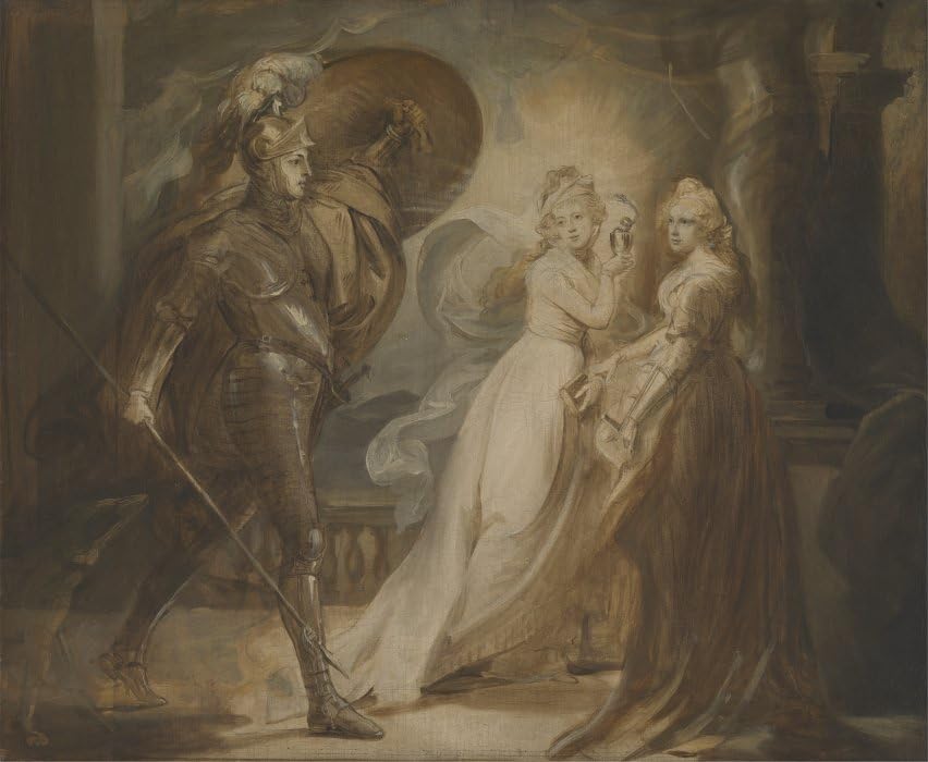 Tableaux d'Art Étude pour le chevalier de Rouge pour sublimer l'ambiance de votre salon