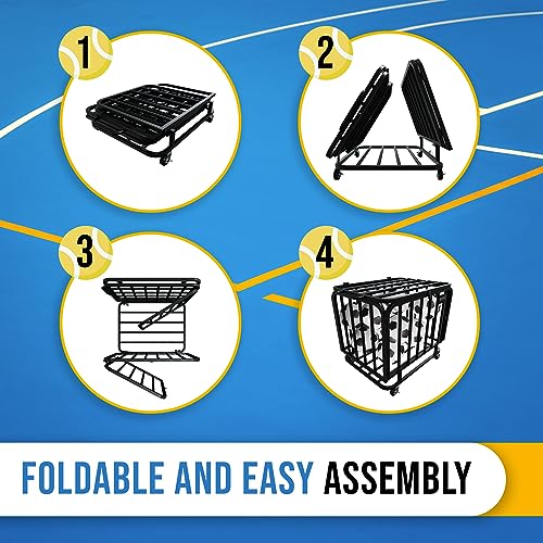 Ball-Cart-Basketball-Cart-with-Wheels-Ball-Cage-Garage-Sports-Equipment-Organizer-Metal-Rolling-Multi-Sports-Ball-Storage-for-Gym-Lockable-Lid-Indoor-and-Outdoor