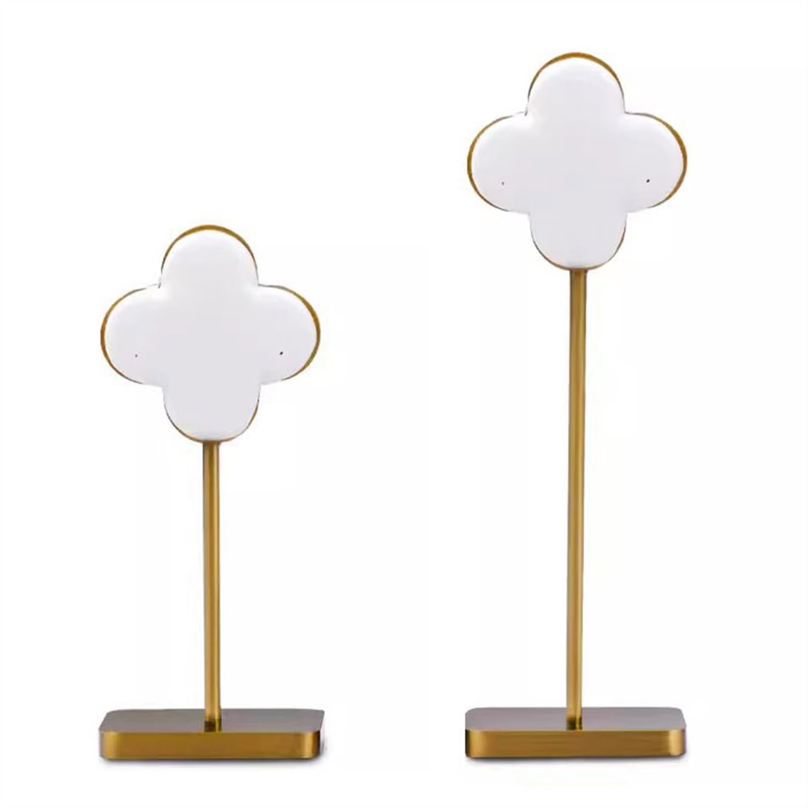2 Soportes para Joyas, expositores Colgantes para Pendientes, Ideal para el hogar, Dormitorio, Organizador de Joyas (Blanco)