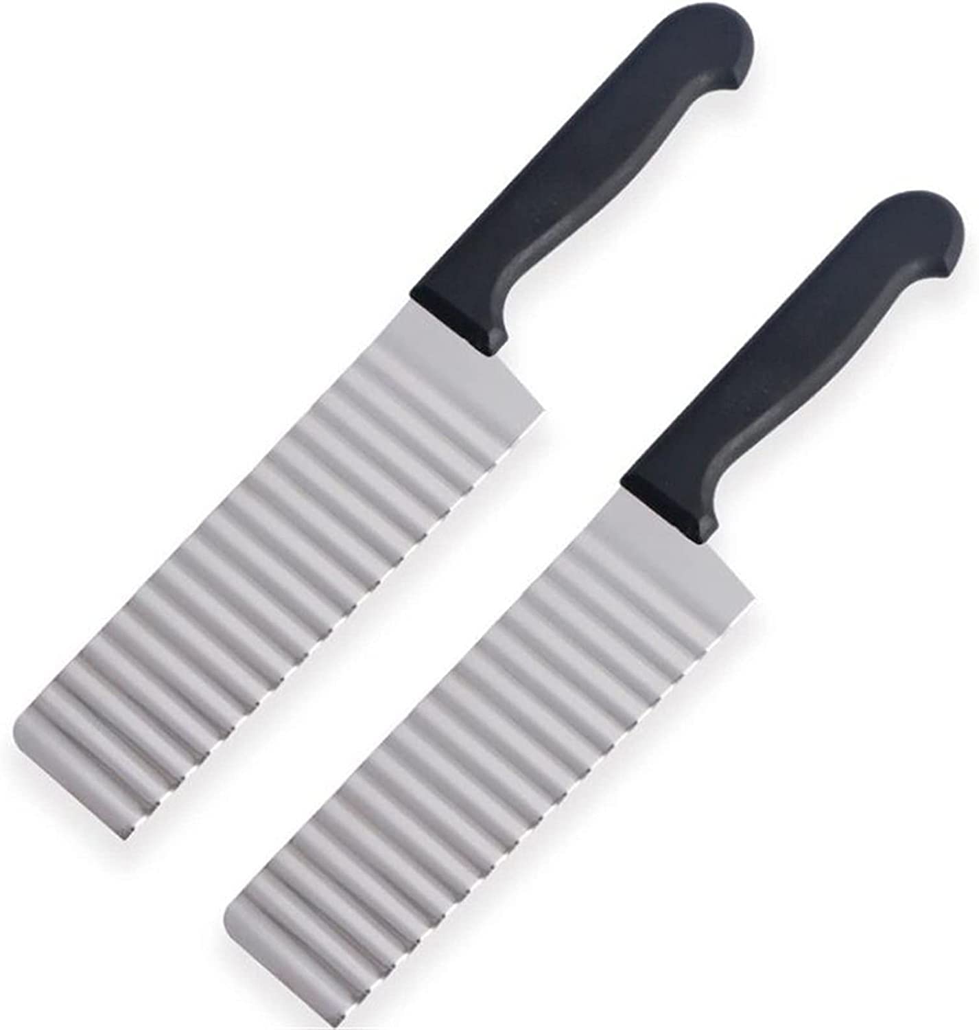 ARQIVO Crinkle Slicer, Stainless Steel Potato Chip Knife French Fries Chips Chopping Knives for Potato Chips, French Fries, Fruits and Vegetables Waves Cutting Tool (Pack of 1) (B0B8TDXD35) Amazon Price History, Amazon Price Tracker