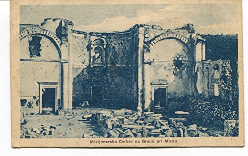 1940 Misijonarska Cerkev na Grudu pri Mirnu Guller Merna Gorizia Lucca FP B/N VG Cartolina Postale