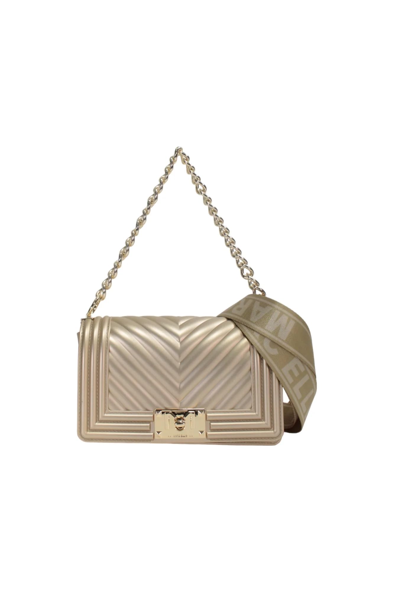 Marc Ellis Gold/Light Gold Flats Gold/Light Gold TU Shoulder Strap, Gold / Light Gold