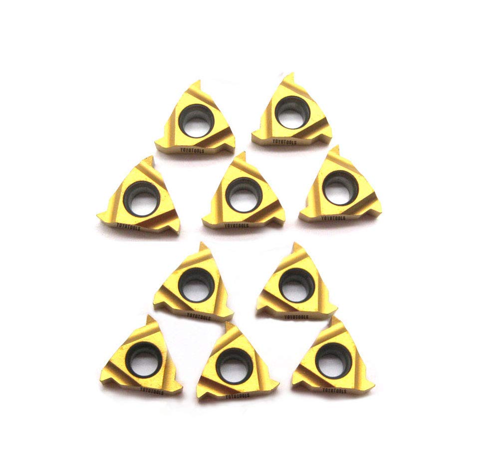 Lathe Threading Tool SER1010H11+SNR0010K11 Inserts 5pcs 11ER