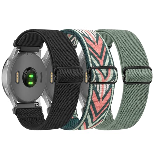 Garmin Venu 3S / Venu 2S / Vivoactive 4S / Vivomove 3SΉ 18mm Soh 3pbN \tgŒ߉\ Lk̂iC[vXgbv pXgoh Garmin Forerunne