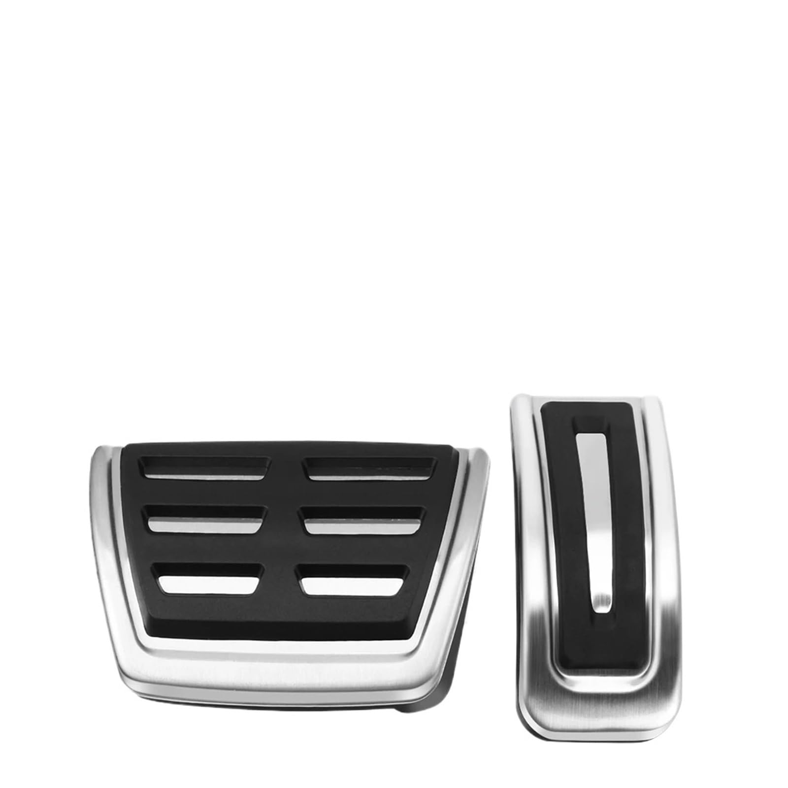 SHGUOMSC Stainless Steel Accelerator Brake Pedal Cover For A1 A2 A3 S3 TT Car Clutch Gas Pedals(AT)