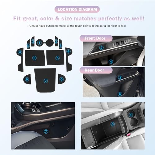 LUWU Accesorios para Toyota C-HR 2026 - Juego 12 Tapetes miniatura 5