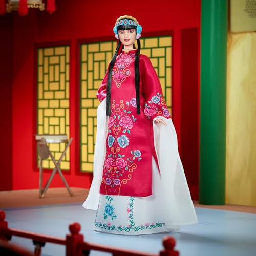 Barbie Signature Lunar New Year con accesorios tradicionales miniatura 2