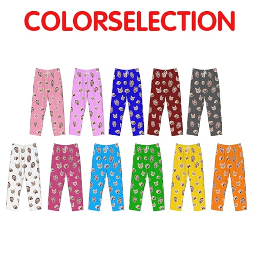 Custom Pajama Pants,Customizable Pajamas, Customized Pajama with Logo/Photo/Face, funny gifts2