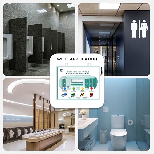 Image of Rely Cure ⇒ VP INDUSTRIES (Lite Model) Washroom Cleanliness Feedback Machine with Inbuilt WiFi Hotspot | Smiley Feedback System with Mobile App & Live Reports