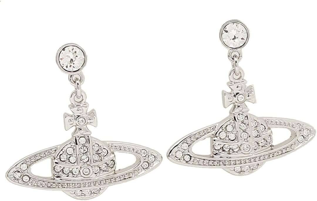 ヴィヴィアン ウエストウッド ピアス レディース ミニバスレリーフ ミニバスレリーフ ドロップ オーブ クリスタル 62020025 02P116 誕生日プレゼント 女性 友達 クリスマス プレゼント 女性 並行輸入品 クリスタル