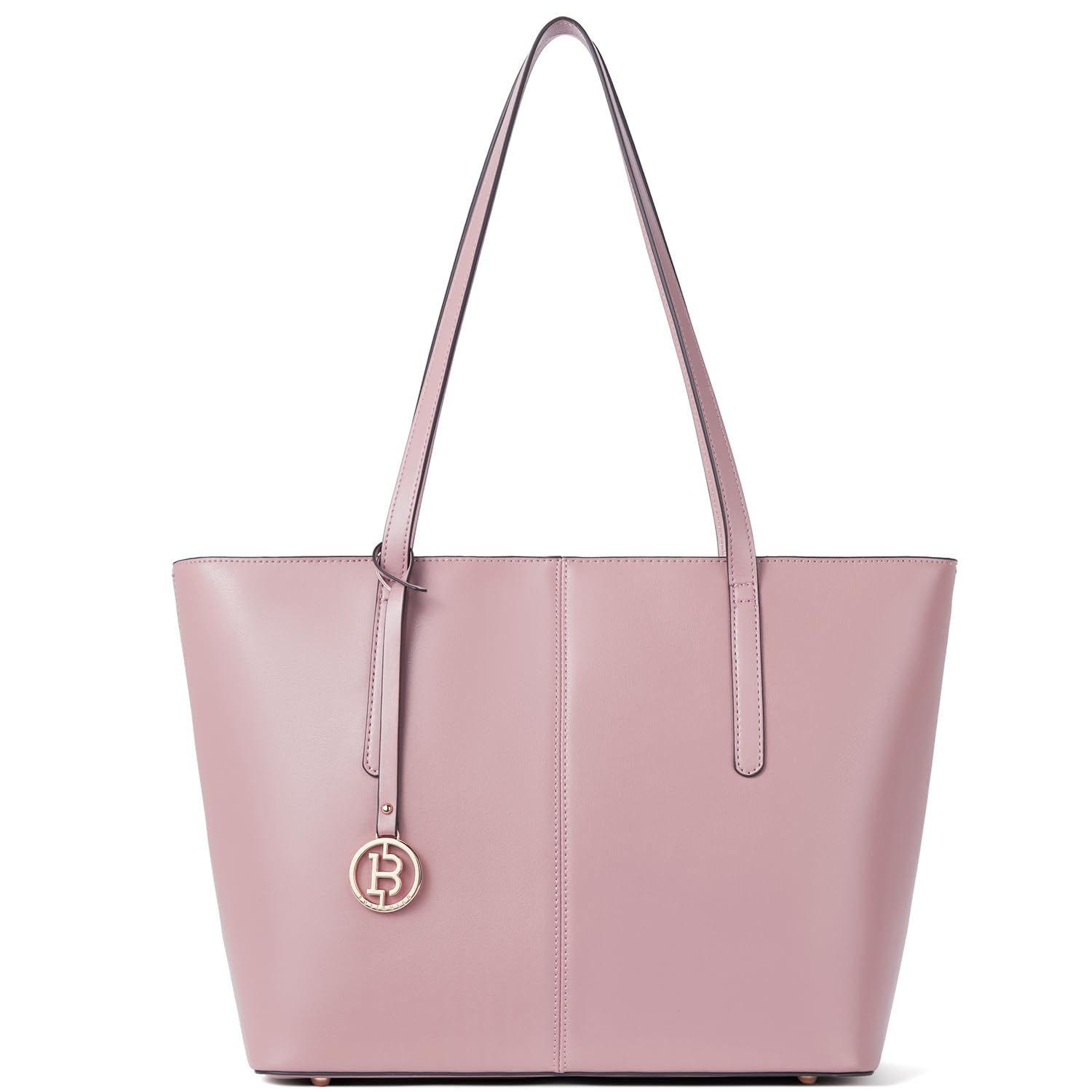 BOSTANTEN Women Handbag Genuine Leather Tote Shoulder Purses Pink