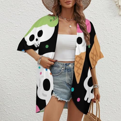 2025 Women's Girls Casual Layering Cardigan Open-Front Short Sleeve Cardigans Sweaters Jackets2