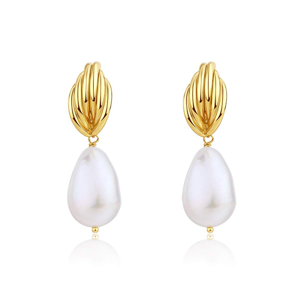 Boucles d'oreilles pendantes argent S925 perle, le cadeau idéal pour marquer un moment unique - 8