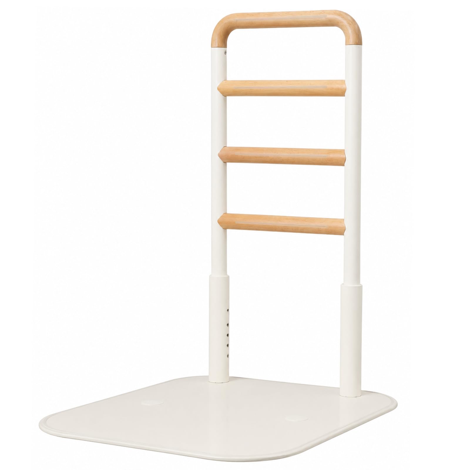 Ayuda para levantarse, Soporte Resistente 181kg (400 LB), 4-Level Adjustable with Night Light, Barra Antideslizante de Madera Natural para sofá y sillón