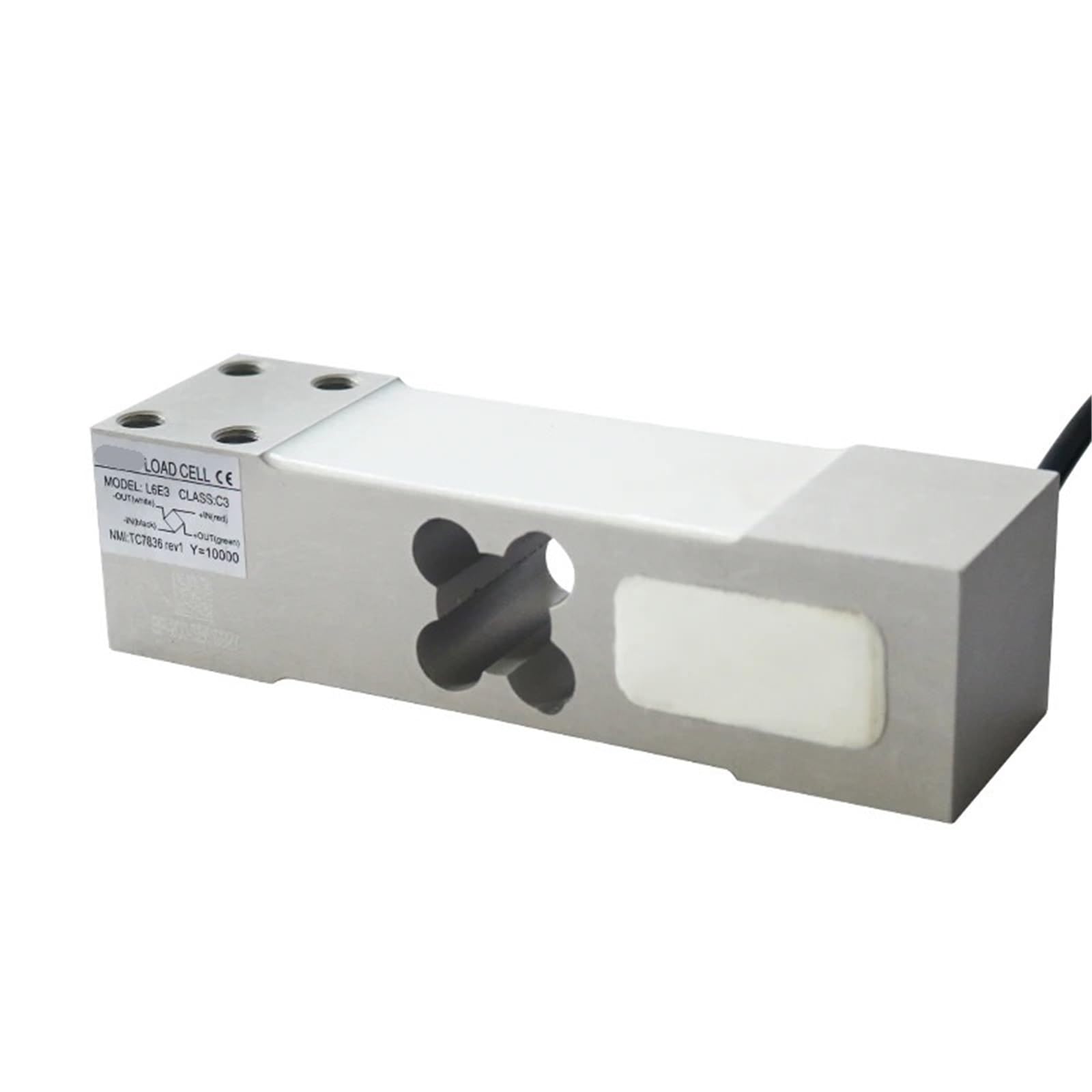 Sensor de pesaje L6E3-C3, celda de carga de punto único, transductor IP65 for básculas electrónicas, control de peso mecánico(100kg)