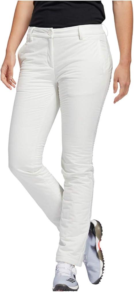 Amazon アディダスゴルフ パンツ Aキルト 中ワタウォームパンツ レディース Ins38 オフホワイト 日本 J L 日本サイズl相当 ロングパンツ 通販