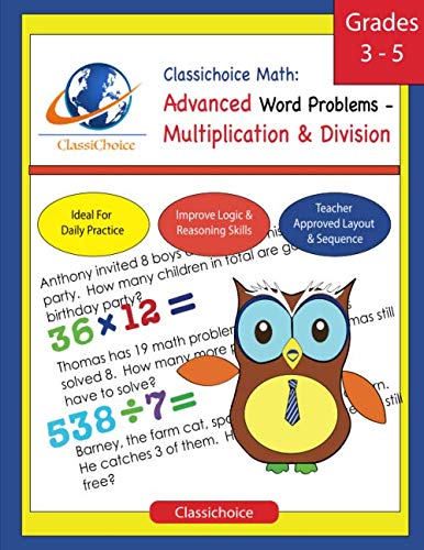 Classichoice Math: Advanced Word Problems - Multiplication & Division ...