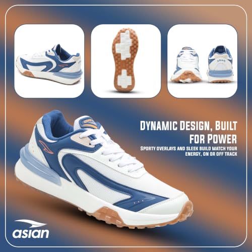 Image of ASIAN Powerkick-04 Men's Sneakers | Lightweight Sports Shoes with Cushioned Sole, Trendy Casual Sneakers for Gym, Running, Walking