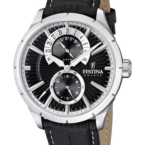 Festina Men's Analogue Quartz Watch 32002456, Black/Black, Standard Size, Strap