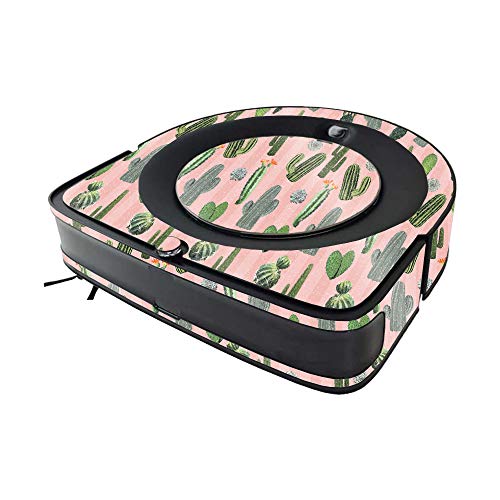 Image of MightySkins Glossy Glitter Skin Compatible with iRobot Roomba s9 Vacuum - Cactus Garden | High-Gloss Glitter Finish | Easy to Apply and Change Styles | Made in The USA