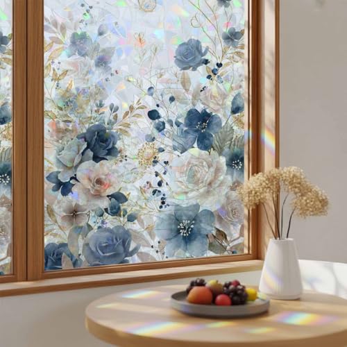 Película para ventana con efecto arcoíris de 17.7x39.3 pulgadas miniatura 1