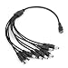 Produktbild Kamera-Kabel-Splitter, DC, 1 Buchse auf 8 Stecker, Splitterkabel, 5,5 x 2,1 mm, Y-Adapter für CCTV-Sicherheitskameras und LED-Lichtstreifen