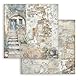 Stamperia - Scrapbook Paper Pad for Scrapbooking, Albums, Card Making, Bullet Journalling and More, Acid Free, Double-Sided, Perfect for Hobbies, Crafts, and Gifting (Silent Sea) (30.5 x 30.5cm)